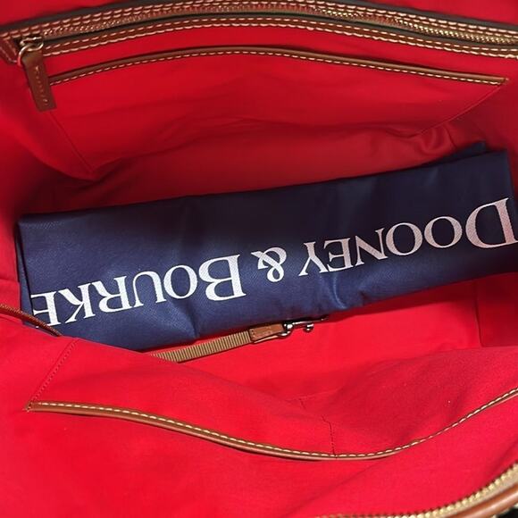 Dooney & Bourke Ostrich White Large Tote - Picture 4 of 9